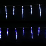 LED Icicle Tube Lights 24 - Pack Available in 2 Colors - Blue