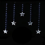 LED Infinity Stars Curtain Lights avaiable in 2 Colors - Warm White