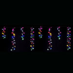 LED Dancing Cluster Icicles 9m Available in 2 Options - Warm White