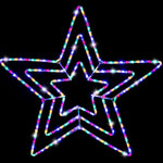 LED Ropelight 3 In 1 Star 80cm Flashing Multicolor