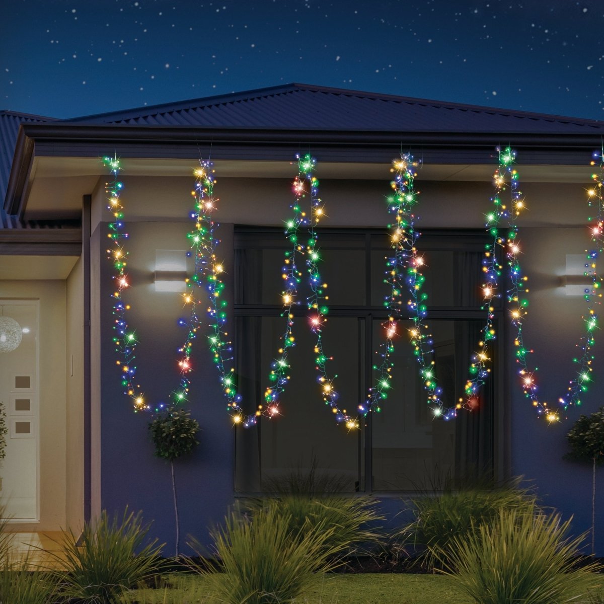 Cluster Lights 720 LEDs available in 6 Color Options - Red - White