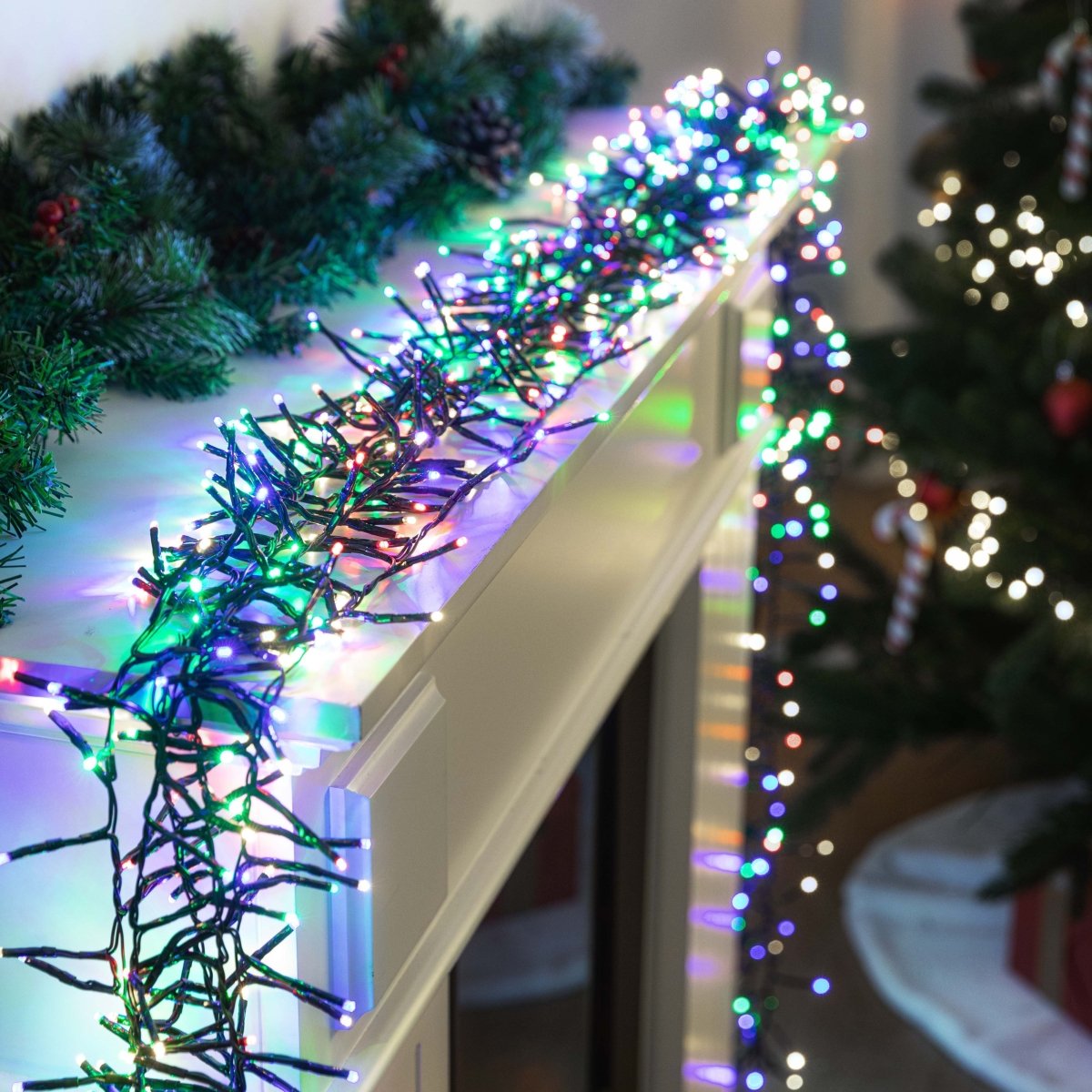 Cluster Lights 720 LEDs Red - Green