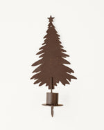 casa - verde - xmas - tree - wall - sconce - 9 - x - 19cm - rust
