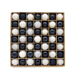 49 - Piece Christmas Ornament Set - 3cm Black, White Baubles for Christmas Tree Decoration