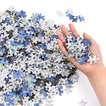 (2 PCS) 1000 - Piece Christmas train Jigsaw Puzzle - High Difficulty Stress - Relief Toy