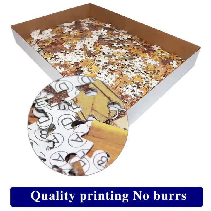 (2 PCS) 1000 - Piece Christmas train Jigsaw Puzzle - High Difficulty Stress - Relief Toy