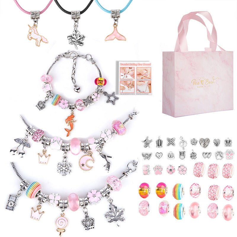 DIY Children's Bracelet Kit - Bead Craft Puzzle Gift Set for Creative Play - 3019167476686 Toy Chest Australia 1