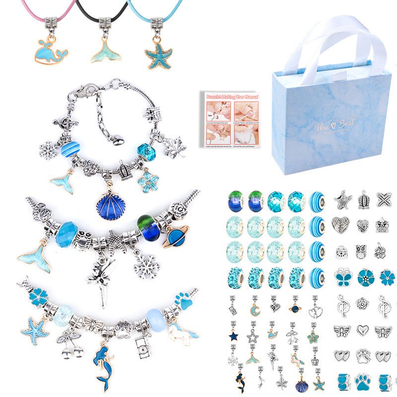 DIY Children's Bracelet Kit - Bead Craft Puzzle Gift Set for Creative Play - 587715653115 Toy Chest Australia 1