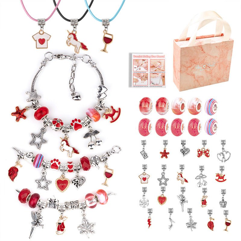 DIY Children's Bracelet Kit - Bead Craft Puzzle Gift Set for Creative Play - 5589967384507 Toy Chest Australia 1