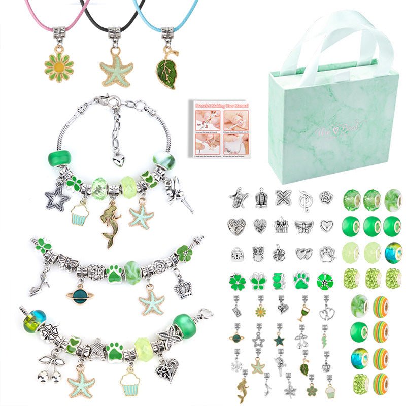 DIY Children's Bracelet Kit - Bead Craft Puzzle Gift Set for Creative Play - 5529458636944 Toy Chest Australia 1