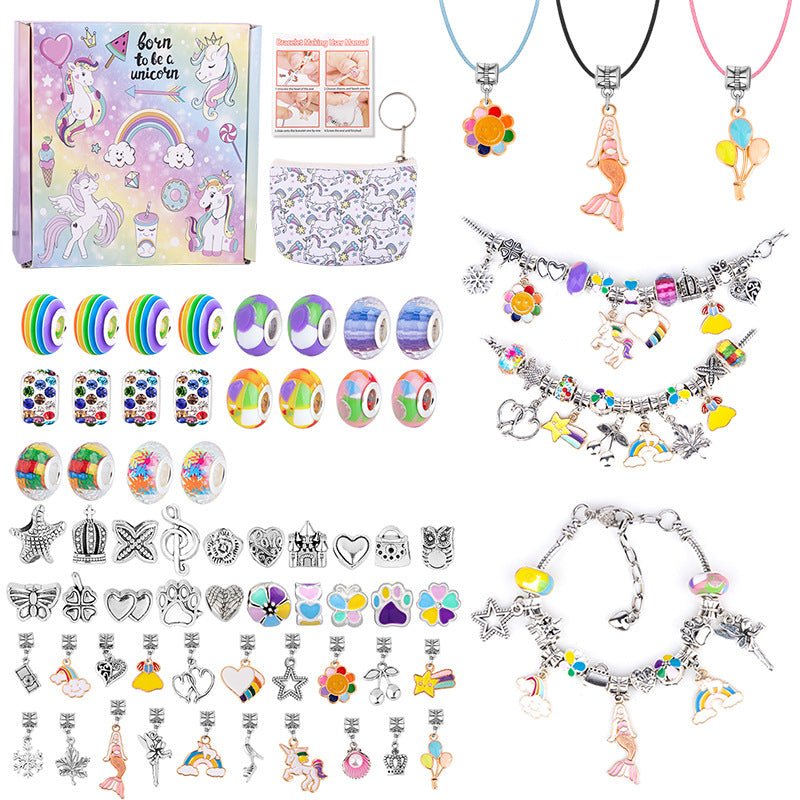 DIY Children's Bracelet Kit - Bead Craft Puzzle Gift Set for Creative Play - 6738031134053 Toy Chest Australia 1