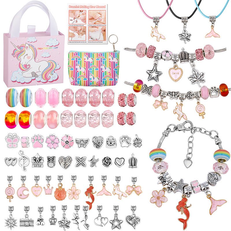 DIY Children's Bracelet Kit - Bead Craft Puzzle Gift Set for Creative Play - 8307985293093 Toy Chest Australia 1