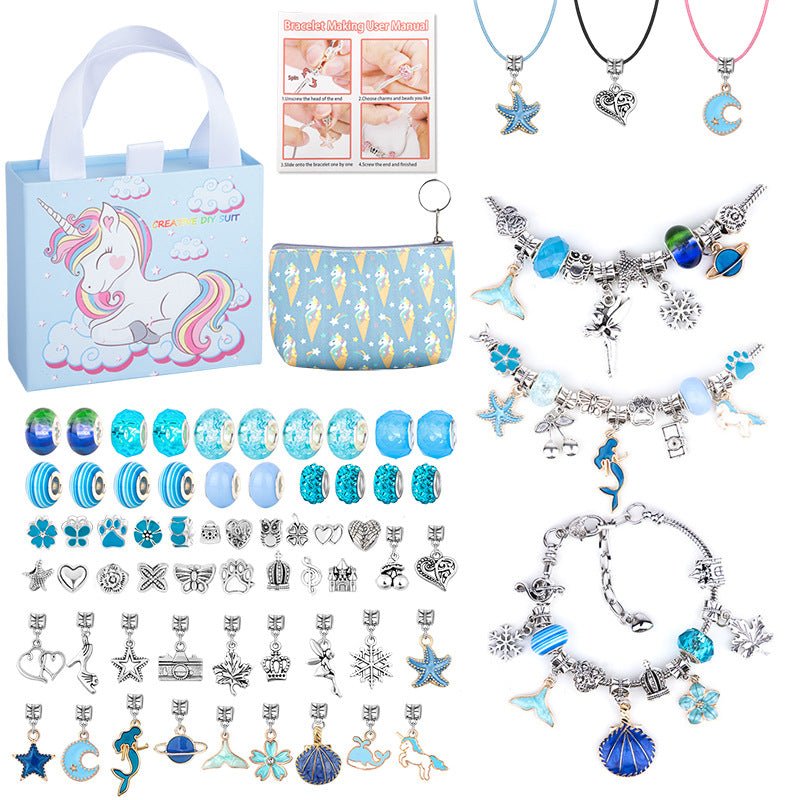 DIY Children's Bracelet Kit - Bead Craft Puzzle Gift Set for Creative Play - 5847583139735 Toy Chest Australia 1