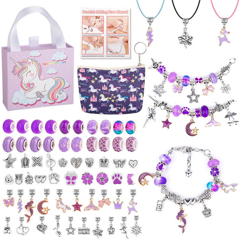 DIY Children's Bracelet Kit - Bead Craft Puzzle Gift Set for Creative Play - 1018873169815 Toy Chest Australia 1