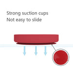 Red Silicone Slow Feeder Bowl for Dogs - Anti - Choking Christmas - Themed Lick Mat