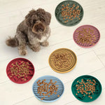 Green Silicone Slow Feeder Bowl for Dogs - Anti - Choking Christmas - Themed Lick Mat