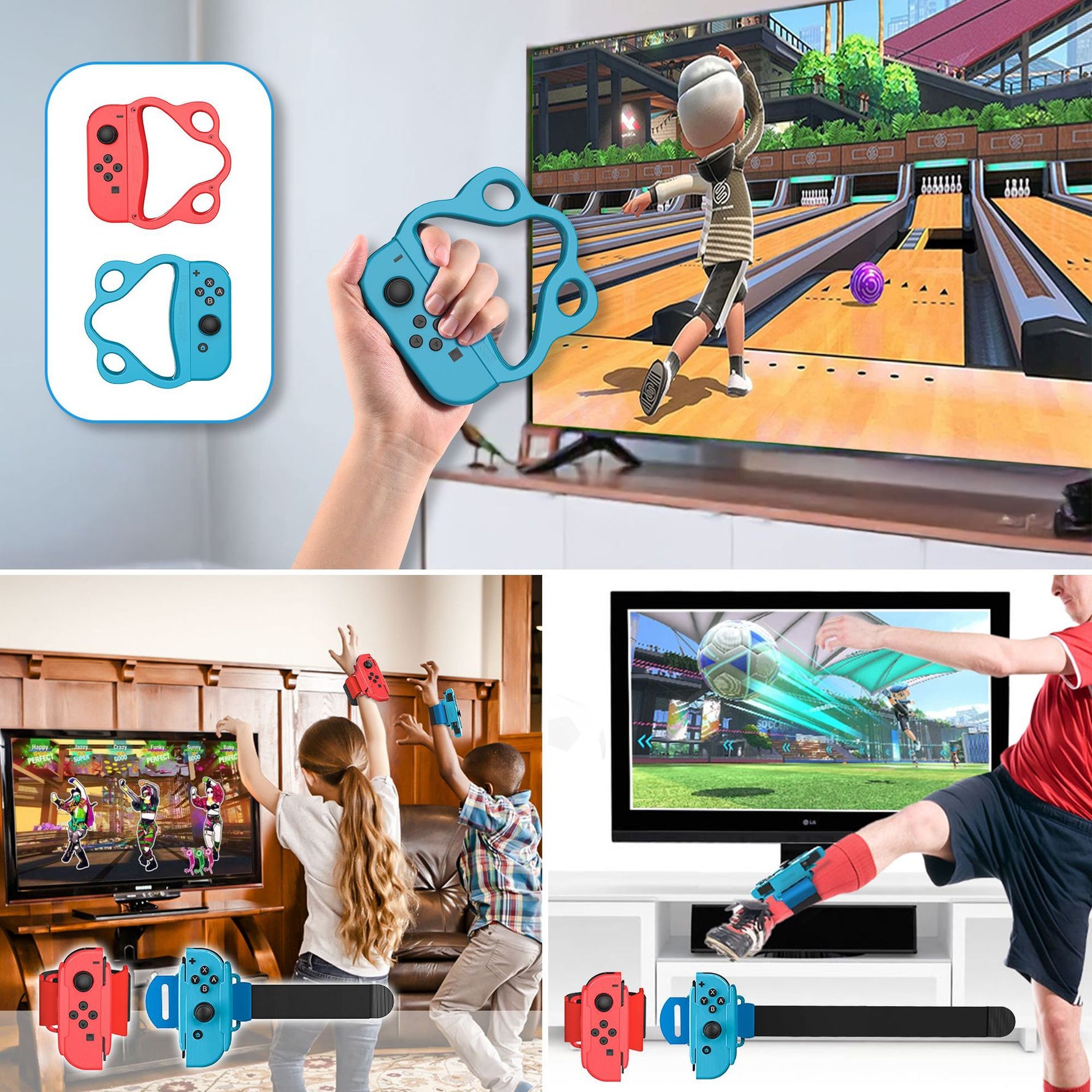 18 - in - 1 Motion - Sensing Sports Kit for Gaming Consoles - Tennis, Golf, and Fitness Accessories - N/A Toy Chest Australia 5