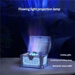 Treasure Chest Projection Lamp with Bluetooth Speaker and Mood Light, Blue - 6342087218390 Toy Chest Australia 4