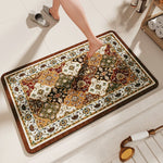Non - Slip Diatomaceous Earth Bath Mat - Quick - Dry, Durable Toilet Rug 50x80cm - 2202400331912 Toy Chest Australia 1