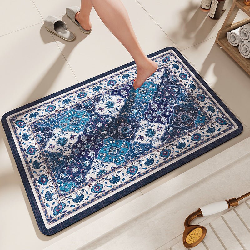 Non - Slip Diatomaceous Earth Bath Mat - Quick - Dry, Durable Toilet Rug 50x80cm - 2202400331915 Toy Chest Australia 1