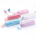 5 - pcs Sequin Pencil Bag - Rainbow Glitter, Student Storage - 5447834142418 Toy Chest Australia 1