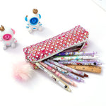 5 - pcs Sequin Pencil Bag - Rainbow Glitter, Student Storage - 5447834142418 Toy Chest Australia 2