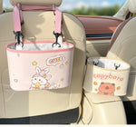Adorable Bunny with bow Car Trash Holder - Keeps Your Car Tidy - 1081134745783 Toy Chest Australia 3