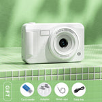 Student HD Digital Camera - 44MP, 8x Zoom, Autofocus, Dual Lens, Type - C Charging (white) - 8076293132744 Toy Chest Australia 1