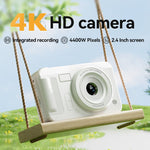 Student HD Digital Camera - 44MP, 8x Zoom, Autofocus, Dual Lens, Type - C Charging (Pink) - 8076293132745 Toy Chest Australia 2