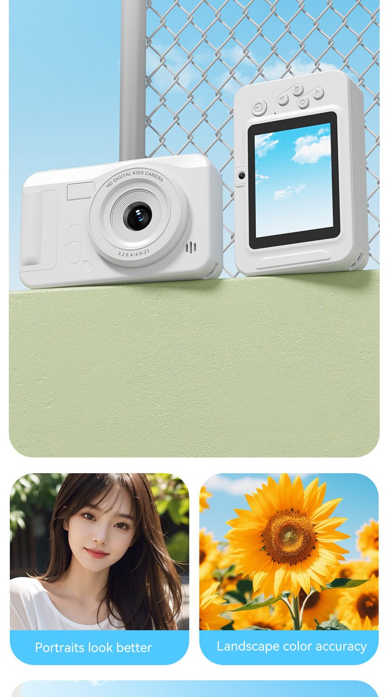 Student HD Digital Camera - 44MP, 8x Zoom, Autofocus, Dual Lens, Type - C Charging (Pink) - 8076293132745 Toy Chest Australia 5