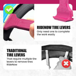 Pink Easy - to - use bicycle tire levers (one pair) - quick tire removal and installation tool - 0681273207329 Toy Chest Australia 4