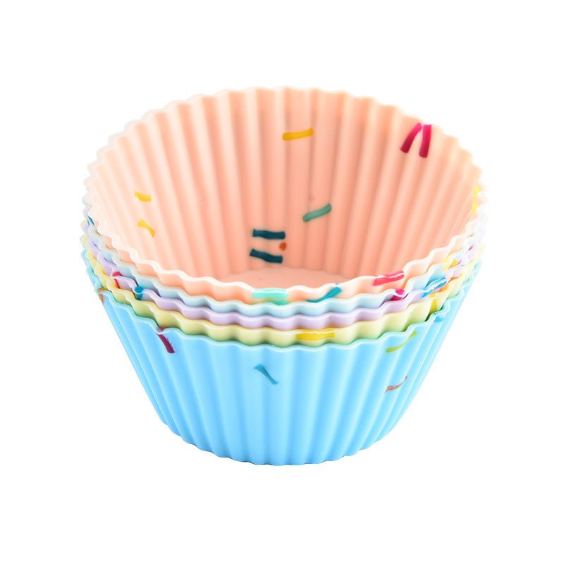 Style 1 Silicone Mini Cake Molds (30 Pack) - For Cupcakes, Desserts (6.5x6.5x3.2cm) - 5252895381726 Toy Chest Australia 1