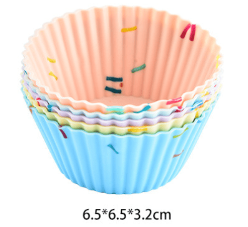 Style 1 Silicone Mini Cake Molds (30 Pack) - For Cupcakes, Desserts (6.5x6.5x3.2cm) - 5252895381726 Toy Chest Australia 2