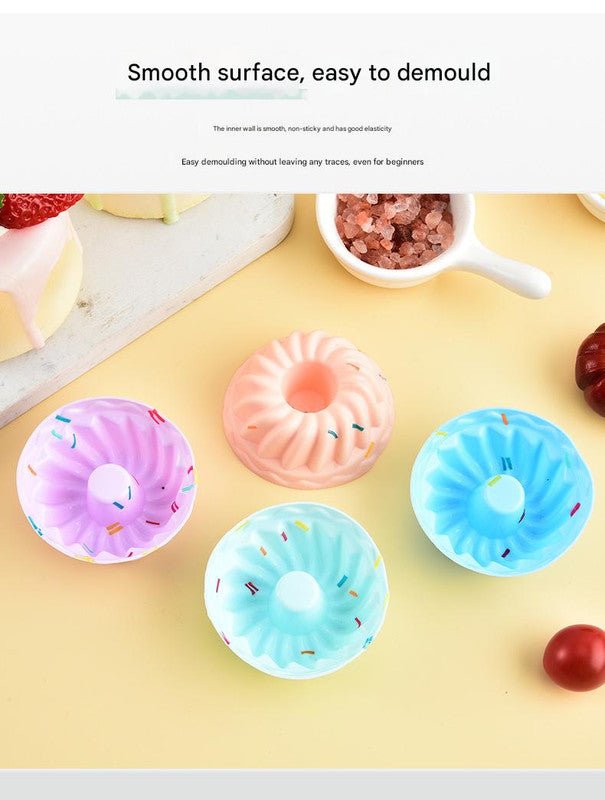 Style 1 Silicone Mini Cake Molds (30 Pack) - For Cupcakes, Desserts (6.5x6.5x3.2cm) - 5252895381726 Toy Chest Australia 4