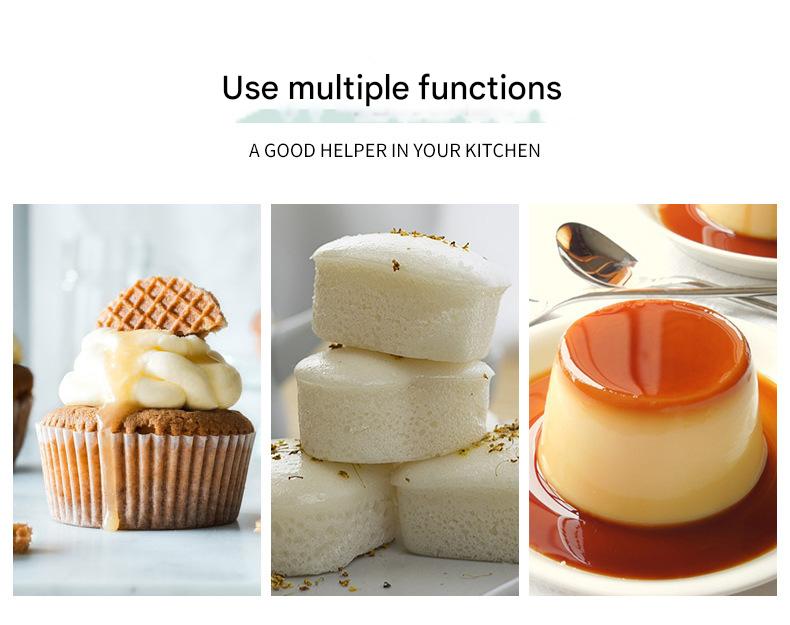 Style 1 Silicone Mini Cake Molds (30 Pack) - For Cupcakes, Desserts (6.5x6.5x3.2cm) - 5252895381726 Toy Chest Australia 6