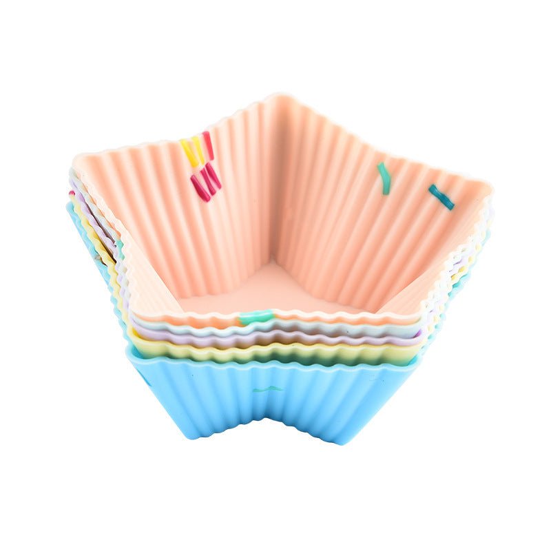 Style 2 Silicone Mini Cake Molds (30 Pack) - For Cupcakes, Desserts (7.8x7.5x2.8cm) - 5252895381727 Toy Chest Australia 1