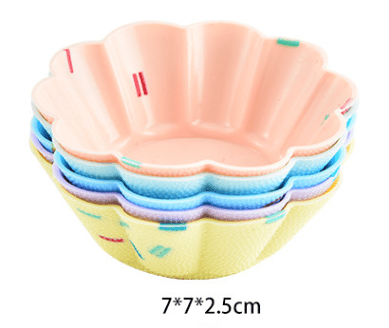 Style 3 Silicone Mini Cake Molds (30 Pack) - For Cupcakes, Desserts (7x7x2.5cm) - 5252895381728 Toy Chest Australia 6