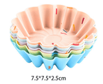 Style 4 Silicone Mini Cake Molds (30 Pack) - For Cupcakes, Desserts (7.5x7.5x2.5cm) - 5252895381729 Toy Chest Australia 2