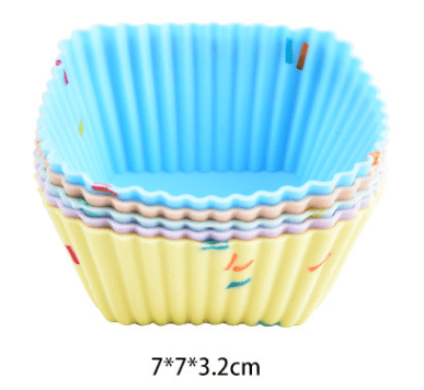 Style 6 Silicone Mini Cake Molds (30 Pack) - For Cupcakes, Desserts (7x7x3.2cm) - 5252895381734 Toy Chest Australia 2