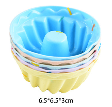 Style 9 Silicone Mini Cake Molds (30 Pack) - For Cupcakes, Desserts (6.5x6.5x3cm) - 5252895381734 Toy Chest Australia 1