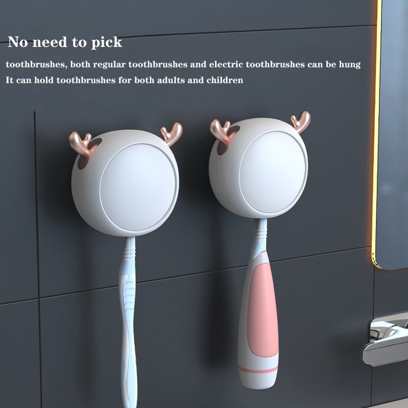 Cute UV Toothbrush Sanitizer Holder - Wall Mounted, Portable for Travel (Black ears bear) - 2596485839876 Toy Chest Australia 2