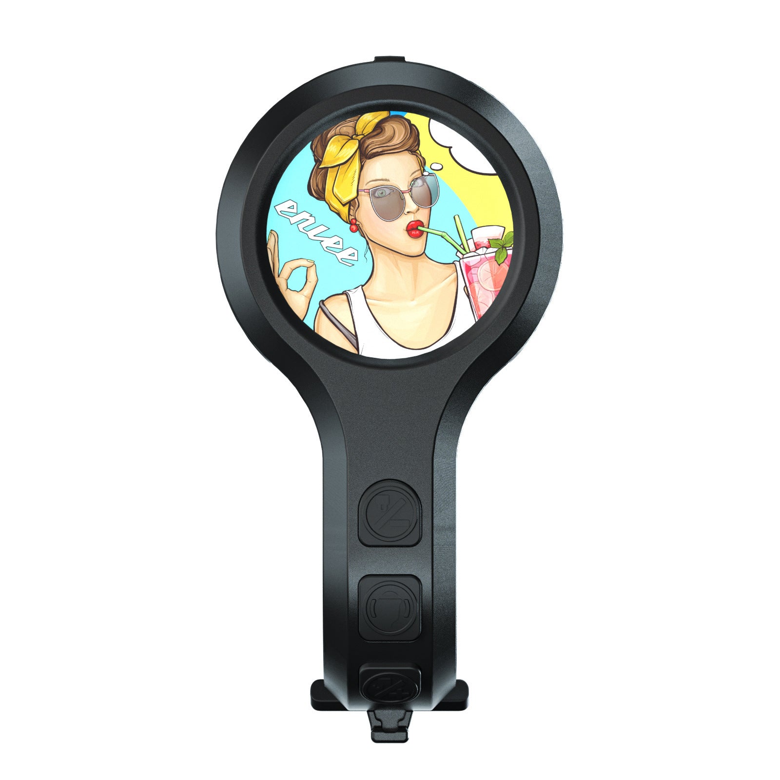 Black Style A Ultra - Loud Electric Bike Horn - 130dB USB Rechargeable, IPX6 Waterproof, Easy Mount Bicycle Safety Bell - 1351669192642 Toy Chest Australia 1