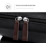 Light Brown Large - Capacity PU Leather Backpack - Stylish Business & Travel Companion