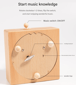 MAOMAO - Music Box (Coffee Moment) Handmade Wooden Ferris Wheel Music Box - Christmas Carousel Hand - Cranked Desktop Decoration