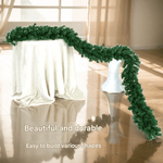 Classic Green Lush Artificial Christmas Garland - 2.7m Green Pine Vine with 280 Tips for Holiday Decor