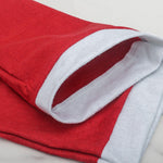 Red Festive Santa Hat Dining Chair Covers - Set of 8 for Holiday Party Decoration