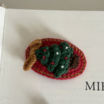Christmas Collection Hair Clips - Set of 5 Random Main Image Styles, Festive Knitted Tree & Bow BB Clips, Bangs Clips & Hair Accessories
