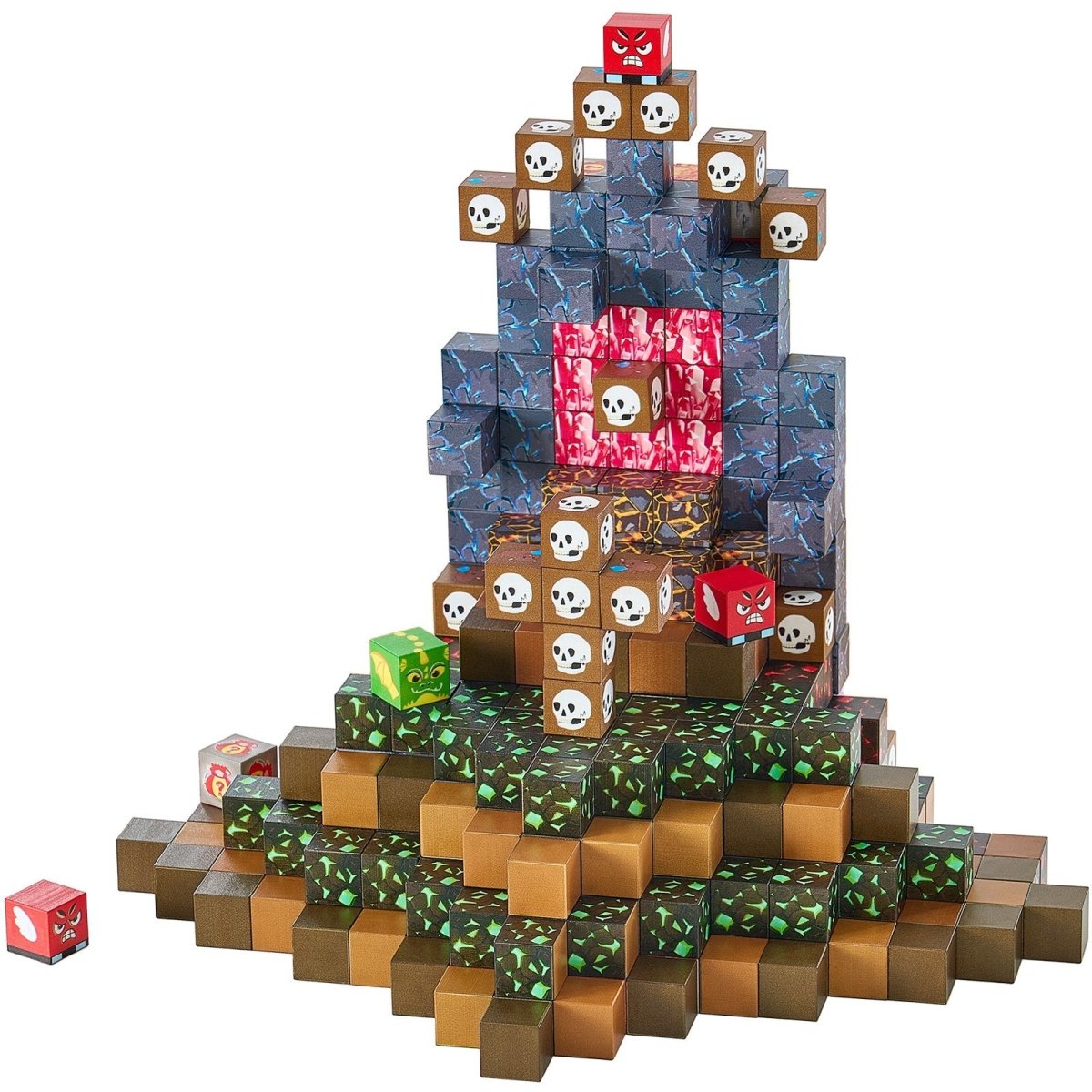 VEVOR Magnetic Blocks, 150 PCS Dark Castle Set, Magnetic Building Cubes for Kids, STEM Montessori Sensory Toys for Christmas Birthday Gift, Construction Stacking Toy for 3+ Years Old Boys & Girls