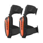 VEVOR Knee Pads for Work, Extended Heavy Duty Construction Knee Pads with 2 Extension Straps, Anti - slip Foam Gel Knee Pads, Men & Women, for Gardening Flooring Roofing and Cleaning, Black and Orange
