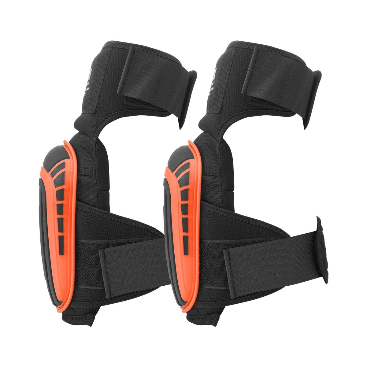 VEVOR Knee Pads for Work, Extended Heavy Duty Construction Knee Pads with 2 Extension Straps, Anti - slip Foam Gel Knee Pads, Men & Women, for Gardening Flooring Roofing and Cleaning, Black and Orange